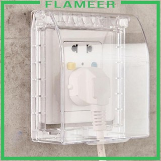 [Flameer] ฝาครอบปลั๊กไฟ กันน้ํา ทนทาน สําหรับบ้าน โรงแรม โกดัง