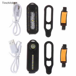 [Tinchitde] ไฟตํารวจ LED สีแดง สีฟ้า พร้อมคลิปชาร์จ USB [Preferred]