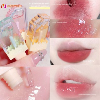 Maffick High-value Ice Cream Moisturizing Lip Oil Hydrating Light Lip Pattern Anti-dry Cracking veemm