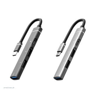 【seve*】ฮับอะแดปเตอร์แยก Usb C Type C USB3 0 4 พอร์ต USB2 0 PD สําหรับแล็ปท็อป