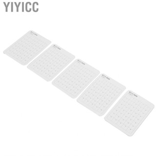 Yiyicc Pocket Eye Chart Rich Content Test Card 5 Pcs Highly Recognizable Matte