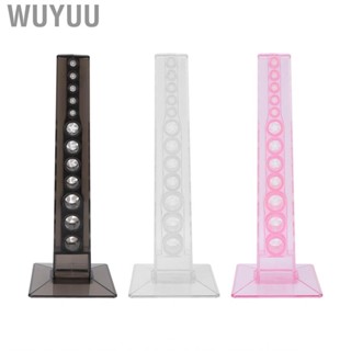 Wuyuu Pen Holder Rack  Acrylic Pen Display Stand Keep Room Tidy Multi Functional for Home Makeup Artist