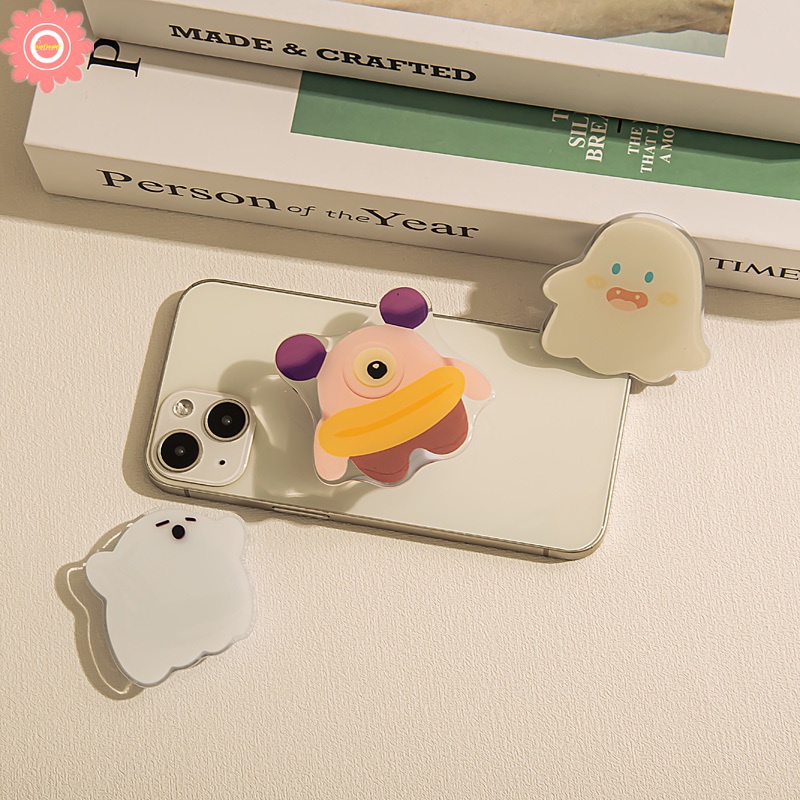 ที่วางโทรศัพท์มือถือ แบบพับได้ ลายการ์ตูนมอนสเตอร์เอเลี่ยนน้อยน่ารัก แบบสร้างสรรค์ แฟชั่นสําหรับโทรศัพท์มือถือ - รูปที่ 6