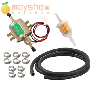 Mayshow ชุดปั๊มไฟฟ้า แรงดันต่ํา 4-7PSI 12V HEP-02A สําหรับรถยนต์