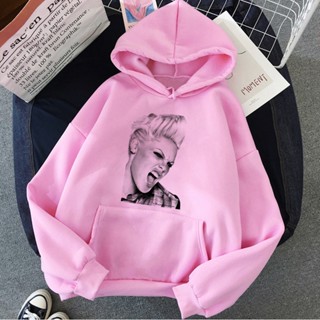 Pink p Nk เสื้อกันหนาว มีฮู้ด ผ้าฟลีซ y2k สําหรับผู้หญิง