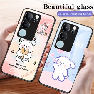 เคสโทรศัพท์มือถือกระจกนิรภัย TPU แบบนิ่ม กันกระแทก สําหรับ Vivo V29 Pro V 29 Lite V29pro V29lite V29E V 29 Lite V 29lite VivoV29 2023