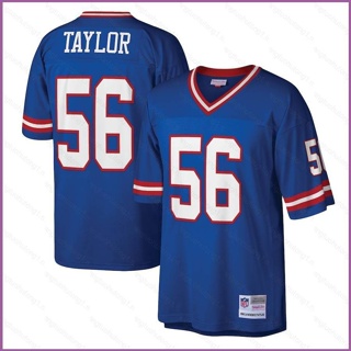 เสื้อยืด ลายทีมชาติฟุตบอล Ani NFL New York Giants Lawrence Taylor Legacy Replica พลัสไซซ์