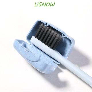 Usnow ฝาครอบหัวแปรงสีฟัน ป้องกัน สําหรับเดินป่า ท่องเที่ยว เพื่อสุขภาพ