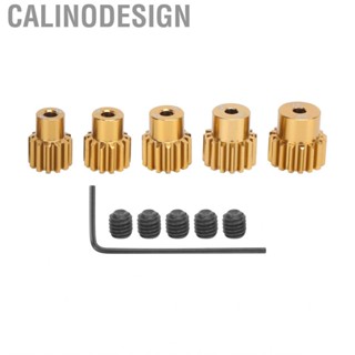 Calinodesign 5pcs 32P Pinion Gear Set 12T-16T Alloy Shaft Gears Kit For 1/10 RC Car