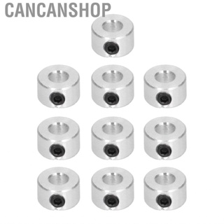 Cancanshop 10Pcs Shaft Collars 6mm Alloy Stable Setscrew Collar for Intelligent Robot