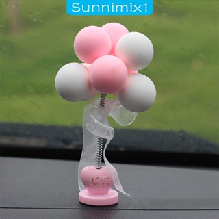 [Sunnimix1] ลูกโป่งเรซิ่น รูปปั้นรถยนต์ หลากสี สําหรับตกแต่งภายในรถยนต์