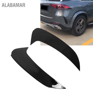 ALABAMAR 2pcs ด้านหลังกันชน Air Vent สปอยเลอร์ซ้ายขวาสีดำเงาสำหรับ Mercedes Benz GLE Class W167 2019 +