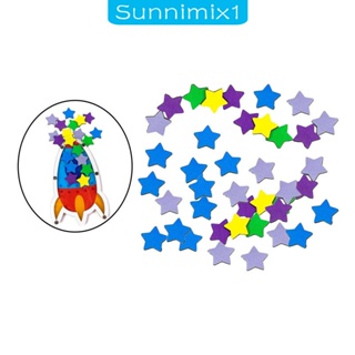 [Sunnimix1] โหลไม้ พฤติกรรมเชิงบวก เสริมการเรียนรู้ DIY สําหรับตกแต่งห้องเรียน 40 ชิ้น