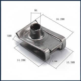 [BIN] น็อตสแตนเลส 304 Type-B ความแข็งแรงสูง สําหรับรถยนต์ รถจักรยานยนต์ 10 ชิ้น