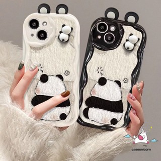 เคสโทรศัพท์มือถือ ขอบโค้ง กันกระแทก ลายการ์ตูนแพนด้าน่ารัก 3D สําหรับ Infinix Hot 10Lite 12 8 30 9 20 10 11 Play Hot 8 9 30i Smart 5 6Plus 6 7 Note 12 G96