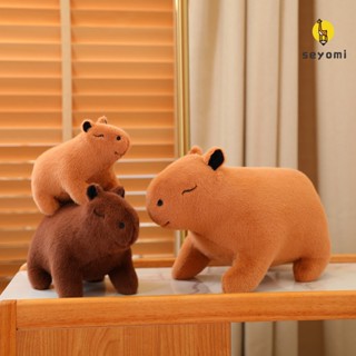 ตุ๊กตานุ่มนิ่ม รูปการ์ตูน Capybara น่ารัก เหมาะกับของขวัญ ของเล่นสําหรับเด็ก และเพื่อน