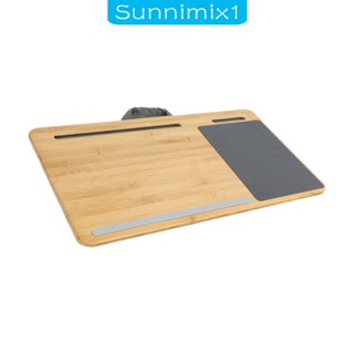 [Sunnimix1] โต๊ะเขียนหนังสือ แบบไม้นิ่ม พร้อมที่วางข้อมือ แบบพกพา สําหรับแล็ปท็อป คอมพิวเตอร์ เหมาะกับการเดินทาง บ้าน