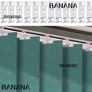 Banana1 ผ้าม่านเหล็ก แนวตั้ง ติดตั้งง่าย สีขาว แบบเปลี่ยน สําหรับซ่อมแซมหน้าต่าง 12 ชิ้น