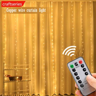 Craftseries โคมไฟ LED 3 เมตร ชาร์จ USB สําหรับตกแต่งบ้าน คริสต์มาส ปีใหม่ G5K6