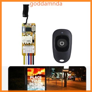 Godd AK LED 08A 12V มินิรีเลย์ รีโมตคอนโทรล โมดูล ปุ่มเรียนรู้ คีย์