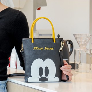 [Disney] กระเป๋าสะพายไหล่ หนัง Pu พิมพ์ลายมิกกี้เมาส์