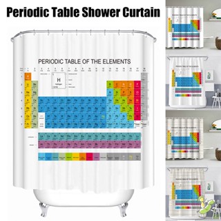 ผ้าม่านกั้นห้องอาบน้ํา ลายธีมวิทยาศาสตร์ เสริมการศึกษา สําหรับเด็ก