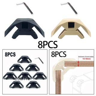[Dolity2] ตัวเชื่อมต่อแผงไม้ สําหรับงานไม้ บ้าน สํานักงาน 8 ชิ้น