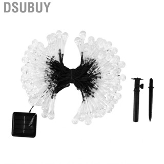 Dsubuy 100  Rain Drop String Fairy Light Garden Outdoor Wedding Party Solar Power WP