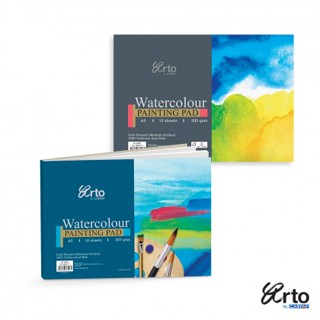 Arto แผ่นกระดาษสีน้ํา (A5) 200GSM (ผ้าฝ้าย / เซลลูโลส)