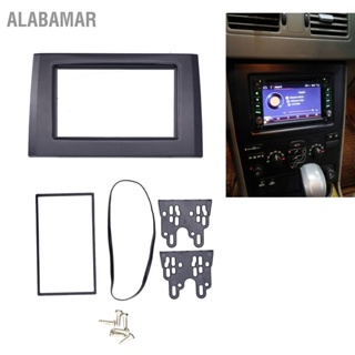 ALABAMAR 2Din Center ควบคุม DVD Fascia วิทยุสเตอริโอแผงนำทางกรอบ Fit สำหรับ XC90 2002-2015