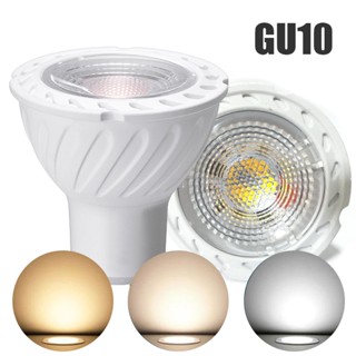 หลอดไฟ LED GU10 5W 50W 6000K สีขาวอบอุ่น สําหรับบันได โรงรถ ทางเดิน ทางเดิน