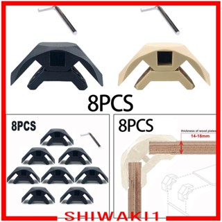 [Shiwaki1] ตัวเชื่อมต่อแผงไม้ สําหรับงานไม้ บ้าน สํานักงาน 8 ชิ้น