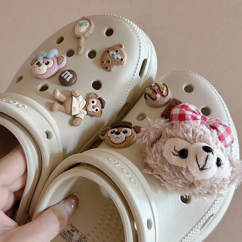 หัวเข็มขัด ลายการ์ตูน StellaLou Crocs Jibbitz 3D ถอดออกได้ อุปกรณ์เสริม สําหรับรองเท้า Crocs