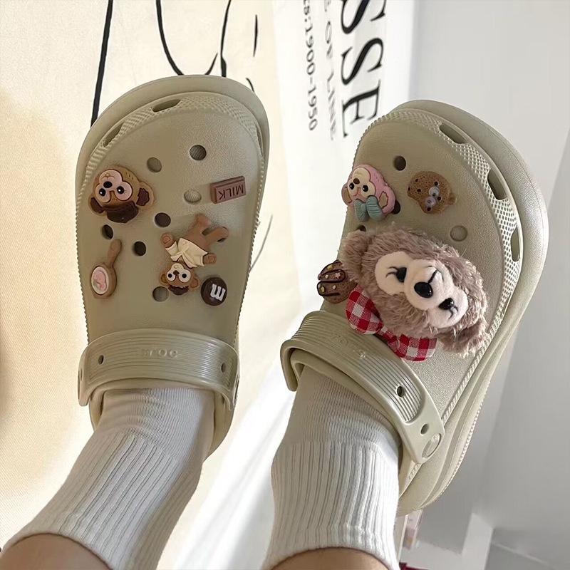 หัวเข็มขัด ลายการ์ตูน StellaLou Crocs Jibbitz 3D ถอดออกได้ อุปกรณ์เสริม สําหรับรองเท้า Crocs