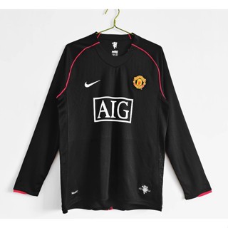 เสื้อกีฬาแขนสั้น ลายทีมชาติฟุตบอล Manchester United 2007 08 ชุดเยือน แห้งเร็ว ไซซ์ S - XXL สําหรับผู้ชาย