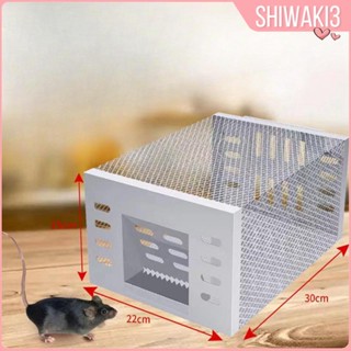 [Shiwaki3] กับดักหนูอัตโนมัติ แบบโลหะ สําหรับใช้ในร่ม และกลางแจ้ง