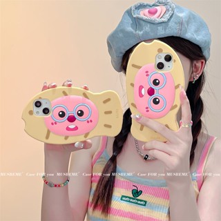 เคสโทรศัพท์มือถือ กันตก ป้องกัน ลาย Loppy Taiyaki น่ารัก สไตล์ญี่ปุ่น และเกาหลี สําหรับ Apple Iphone 14promax 13 11 14pro 13pro 14