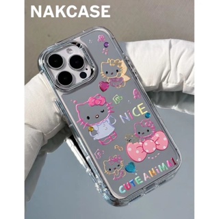  ใหม่ เคสโทรศัพท์มือถือ กันกระแทก ลายกราฟฟิตี้ Hello Kitty น่ารัก สําหรับ Apple Iphone 14promax 13 11 14pro 13pro 14