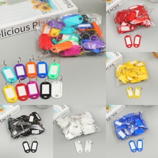 【FUNWD】Luggage Tag 50pcs/set Hotel Keychain Tag Multicolor Household Supplies