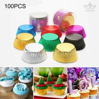 【FUNWD】Baking Cup 100pcs 11CM Aluminum Foil High Temperature Resistant High Quality