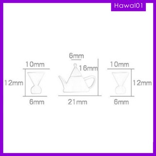 [Hawal] ชุดกาน้ําชาจิ๋ว สําหรับตกแต่งบ้านตุ๊กตา