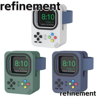 Refinement แท่นชาร์จนาฬิกาข้อมือ ซิลิโคน สไตล์เรโทร สําหรับ Watch Series 8 7 6 SE 5 4 3