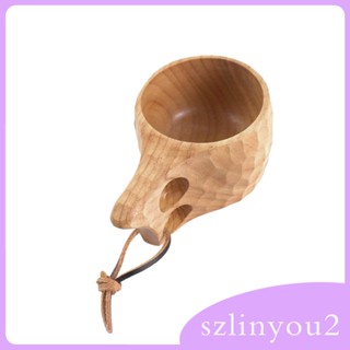 [szlinyou2] แก้วน้ําไม้ สไตล์นอร์ดิก สําหรับปิกนิก เดินป่า บ้าน