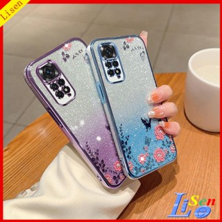 เคส Redmi note 11 / Redmi note 11s เคสโทรศัพท์ ลายดอกไม้ ผีเสื้อ HYB ดอกไม้ ผีเสื้อ เคสโทรศัพท์ ป้องกัน