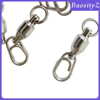 [Baosity2] ลูกหมุนตะขอตกปลา แบบสเตนเลส อุปกรณ์เสริม