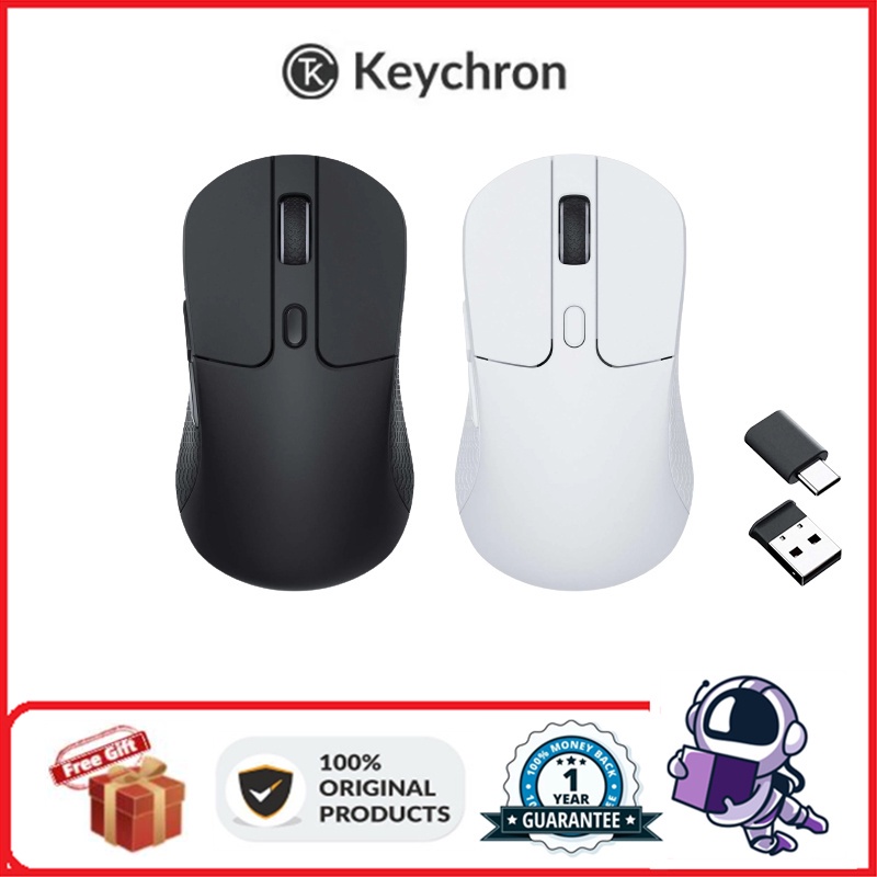 [มีในสต็อก] Keychron M3 เมาส์บลูทูธไร้สาย RGB Mouse