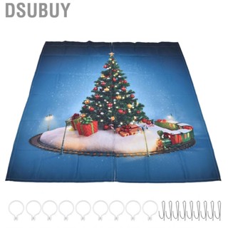 Dsubuy Christmas 3D Digital Printing Curtains Decorat Shading W/Christmas US