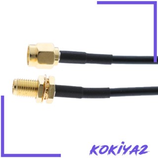 [Kokiya2] สายเคเบิลโคแอ็กซ์ RP เป็นตัวเมีย RG174 1 เมตร