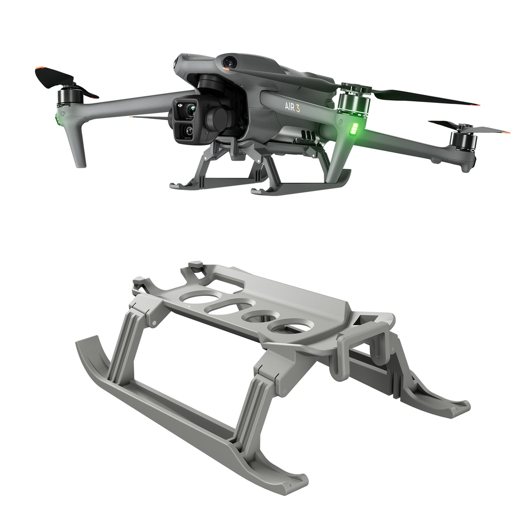 Startrc DJI Air 3S/Air 3 ขาตั้งกล้องเพิ่มความสูงแบบพับได้ Landing Stand ป้องกันกันกระแทกกันกระแทกการฝึกอบรมขาตั้งกล้องอุปกรณ์เสริม