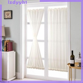 [JoyDIY] ผ้าม่านประตู สีขาว สไตล์ฝรั่งเศส 1 ชิ้น 64x183 ซม.